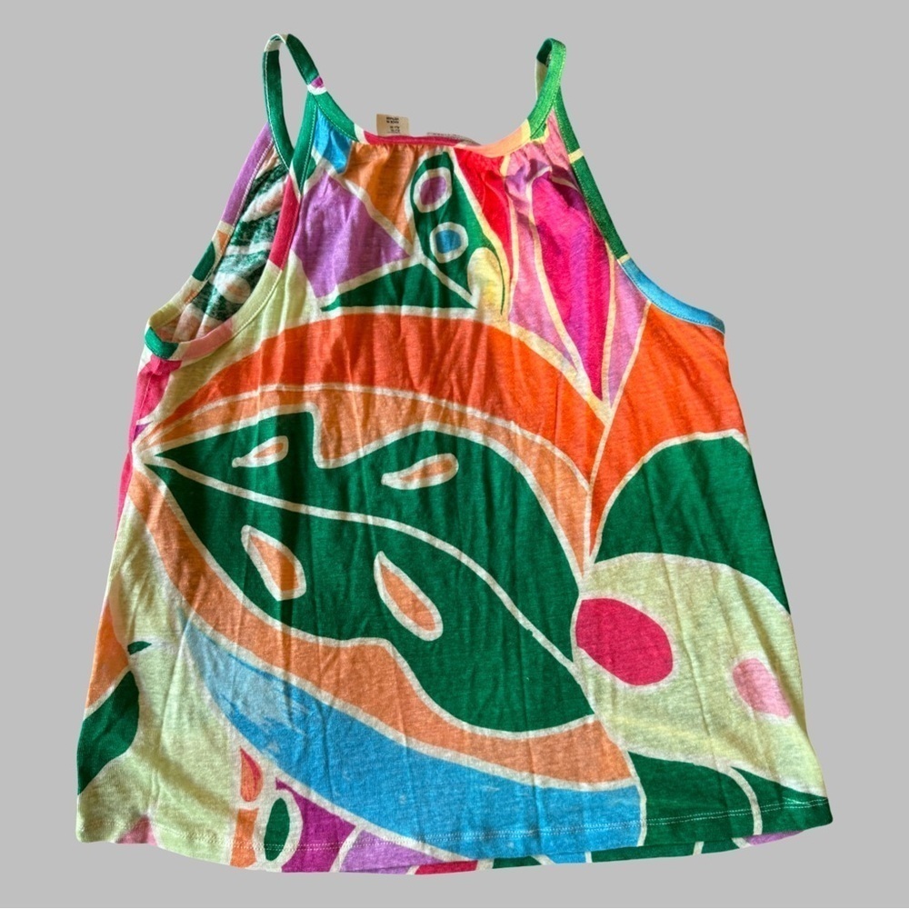 CHRISTIAN SIRIANO Women’s Colorful Abstract Tank Top - Picture 2 of 15
